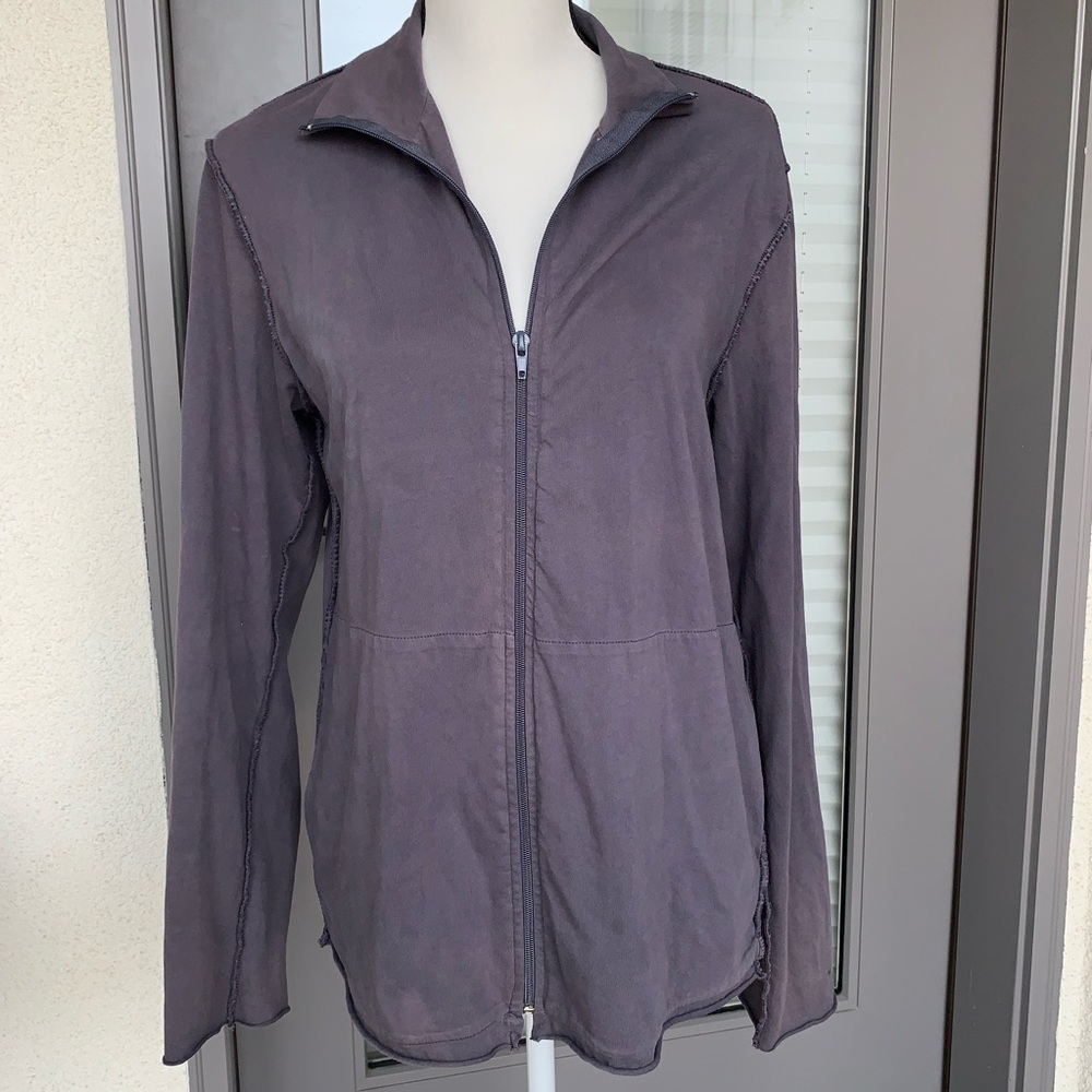 James Perse light zip-up jacket size 1